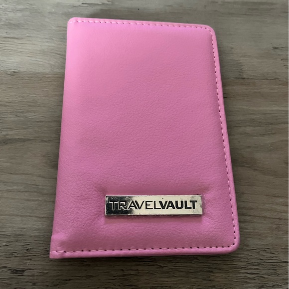 Travel Vault Accessories - Travel Vault Passport Protector in Pink. Gently used.